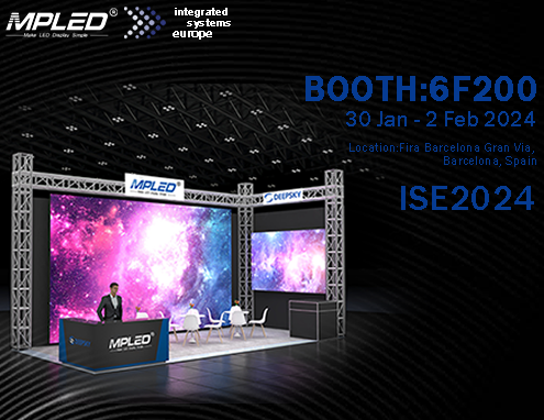ise 2024 with mpled led displays